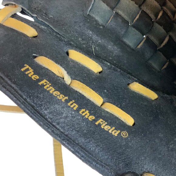 Rawlings 13 inch Black Leather Baseball Glove SS13W Basket-Web Right-Hand Throw - Picture 7 of 7